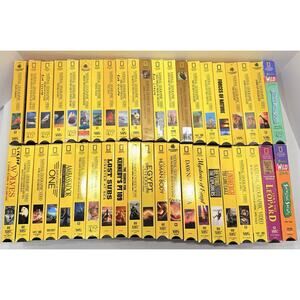 National Geographic Educational Video 80s/90s VHS Lot of (42)